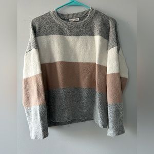 Block colored sweater
